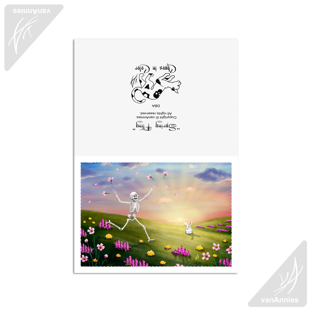 Spring Fling 5x7 Art Card Print
