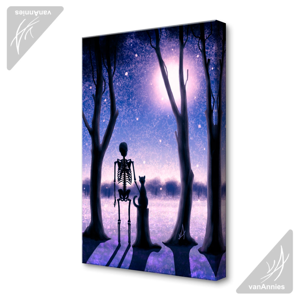 Silent Snow (Four Seasons Series / Winter) Wrapped Canvas Print