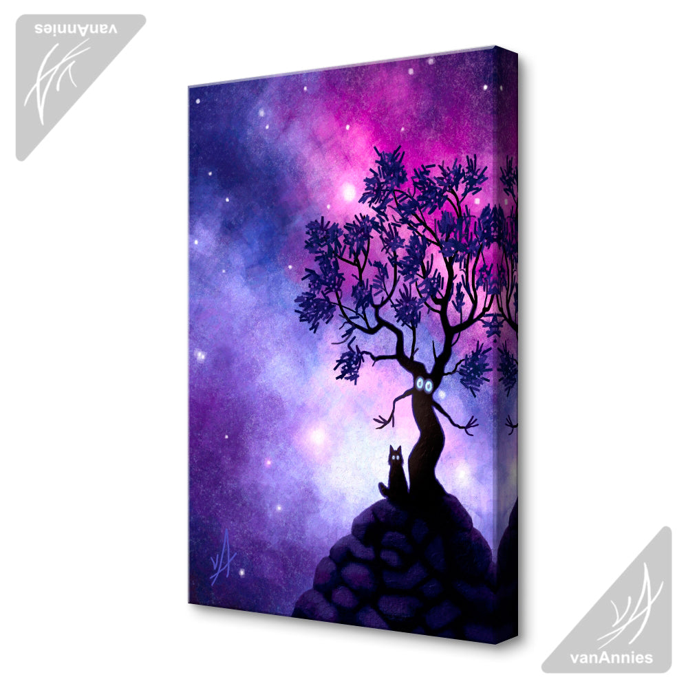 Sky Watchers Wrapped Canvas Print