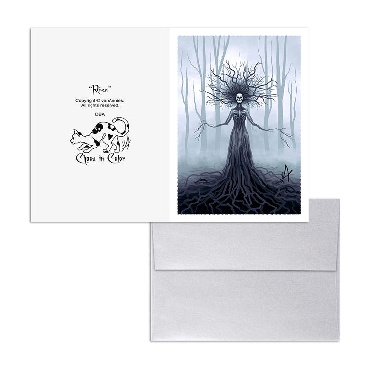 Rise (Tree Woman) 5x7 Art Card Print