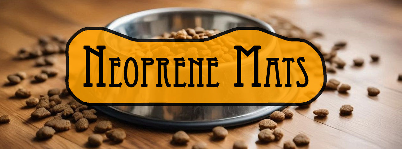 Neoprene Non-Slip Pet Food Mats