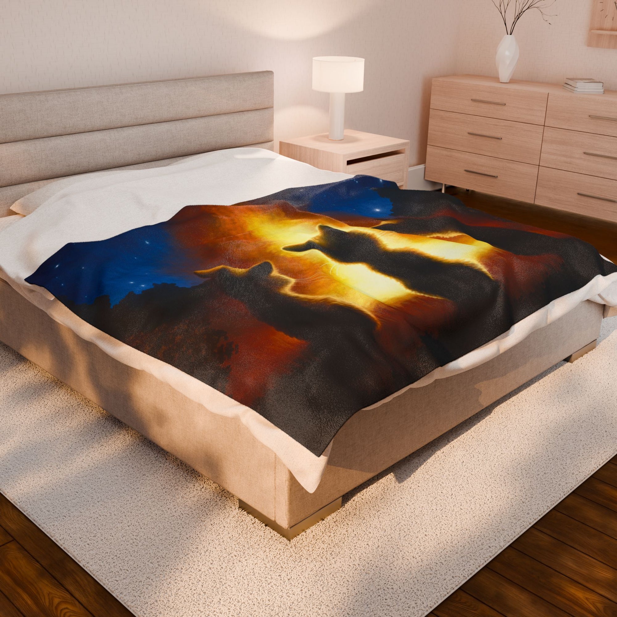 Orion's Fire - Soft Fleece Blanket