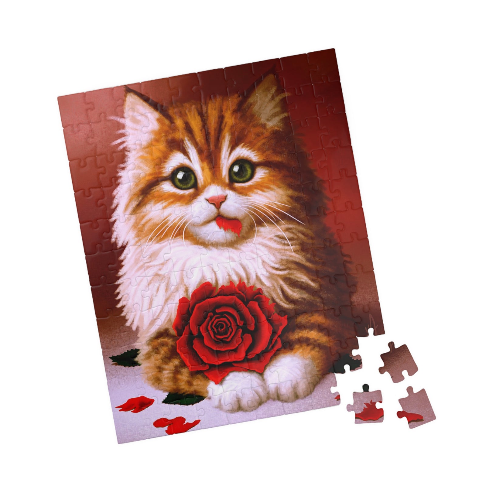 Kitten Loves You - Jigsaw Puzzle (Free Shipping)