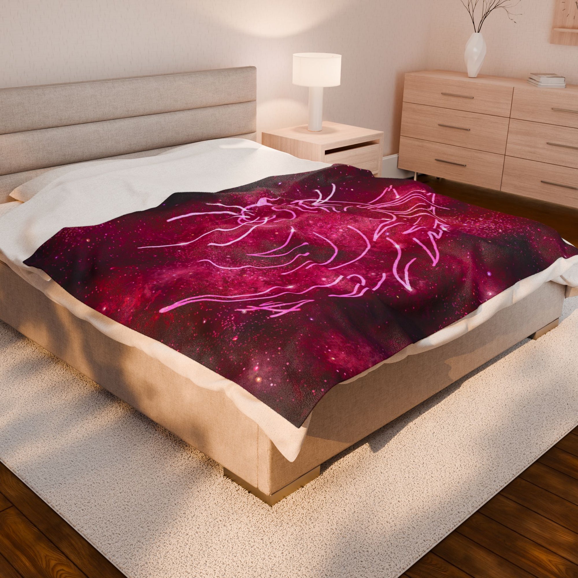 Constellation Catus - Soft Fleece Blanket