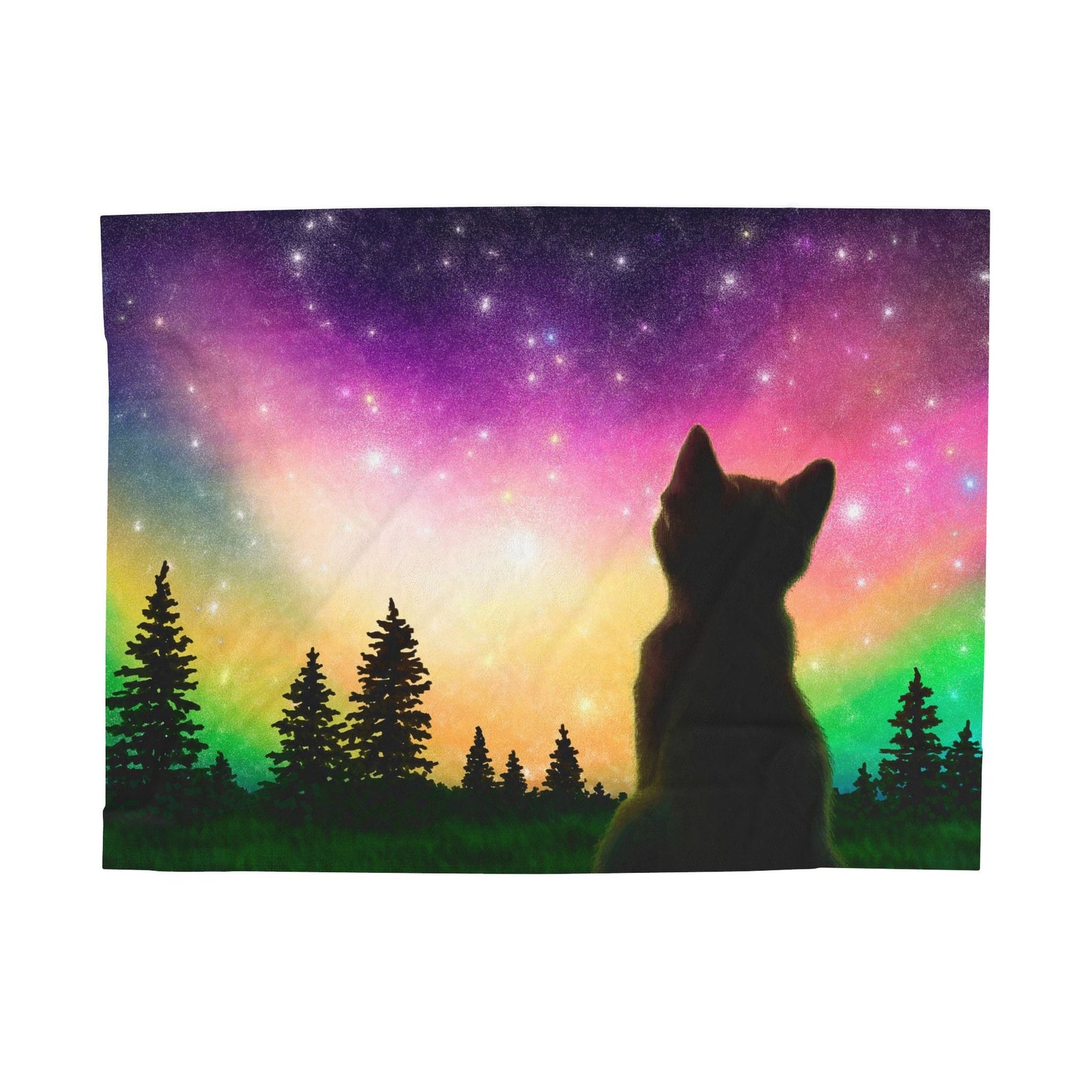 Aurora Full of Stars Soft Fleece Blanket (FREE SHIPPING)
