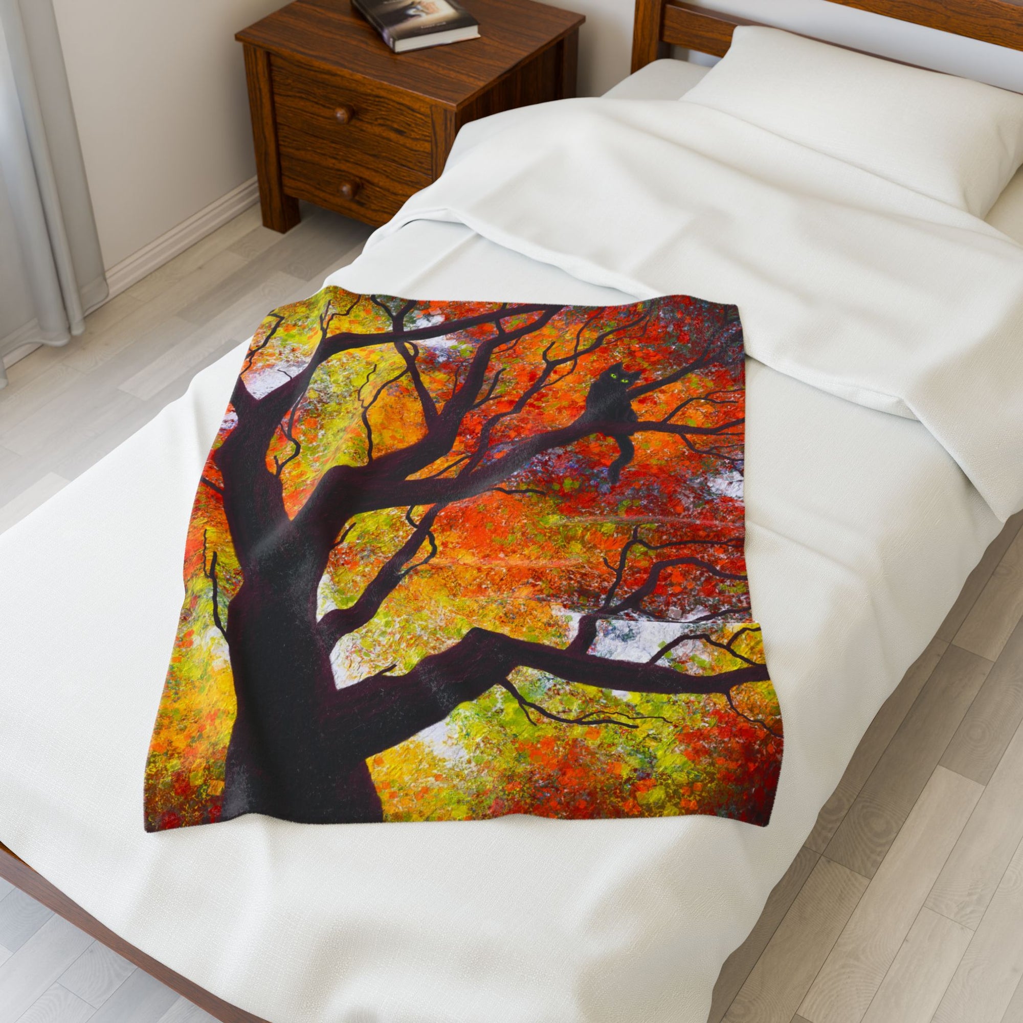 Autumn Encounter Soft Fleece Blanket (FREE SHIPPING)