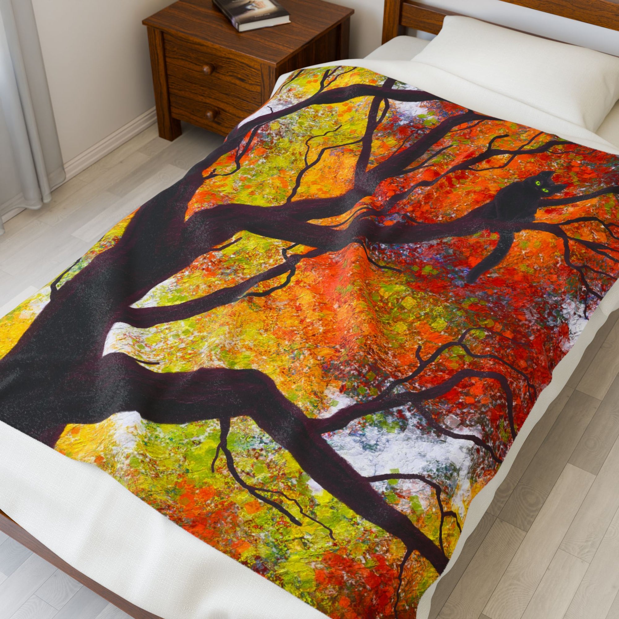 Autumn Encounter Soft Fleece Blanket (FREE SHIPPING)