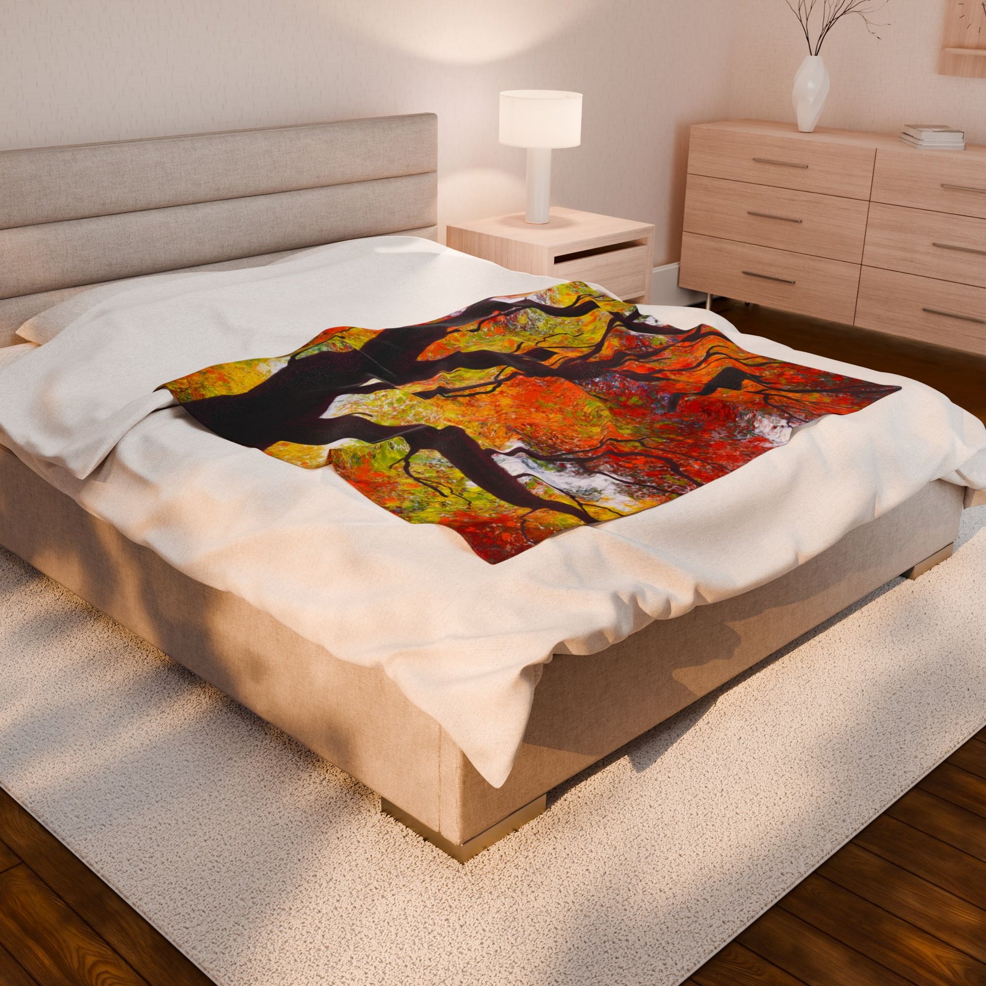 Autumn Encounter Soft Fleece Blanket (FREE SHIPPING)