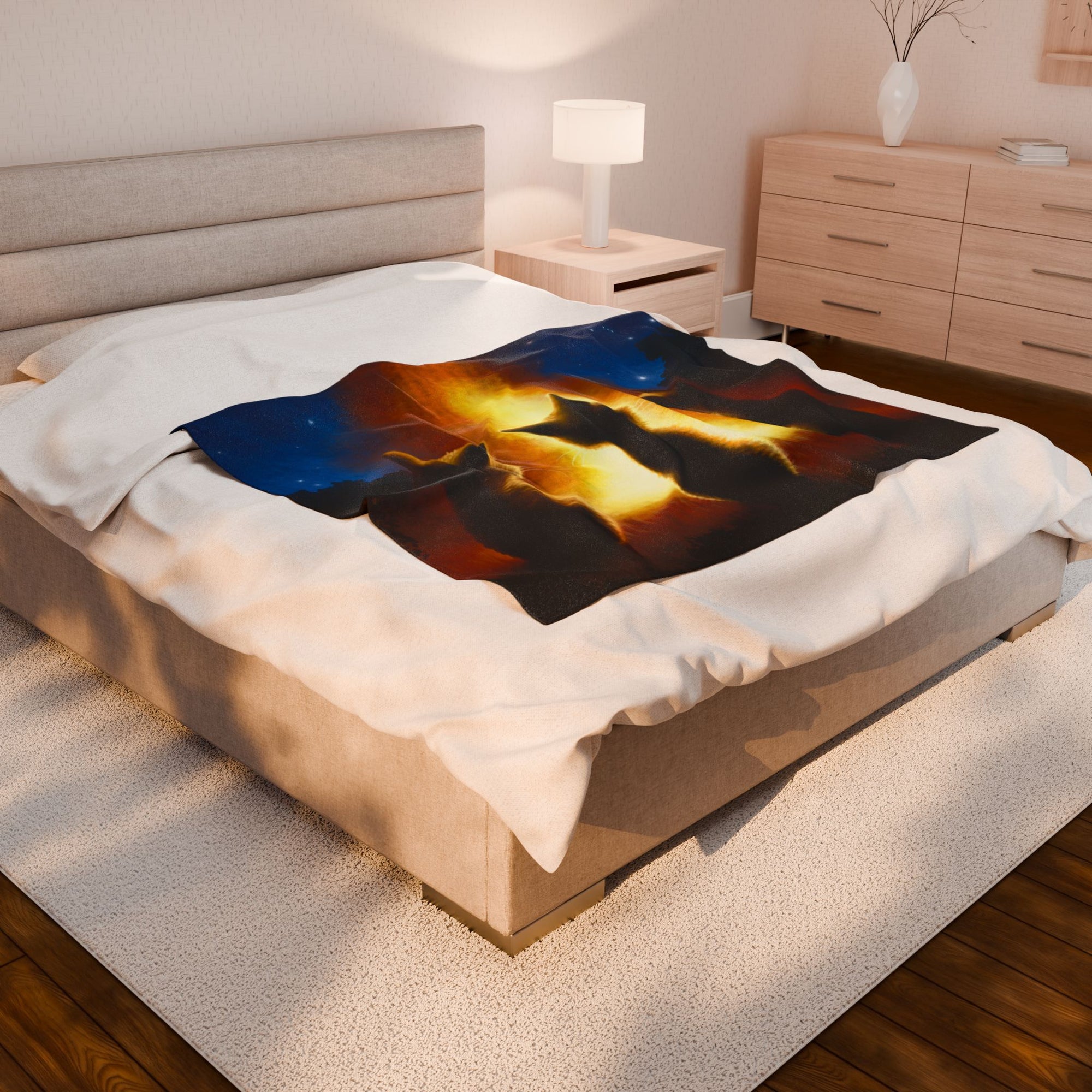 Orion's Fire - Soft Fleece Blanket