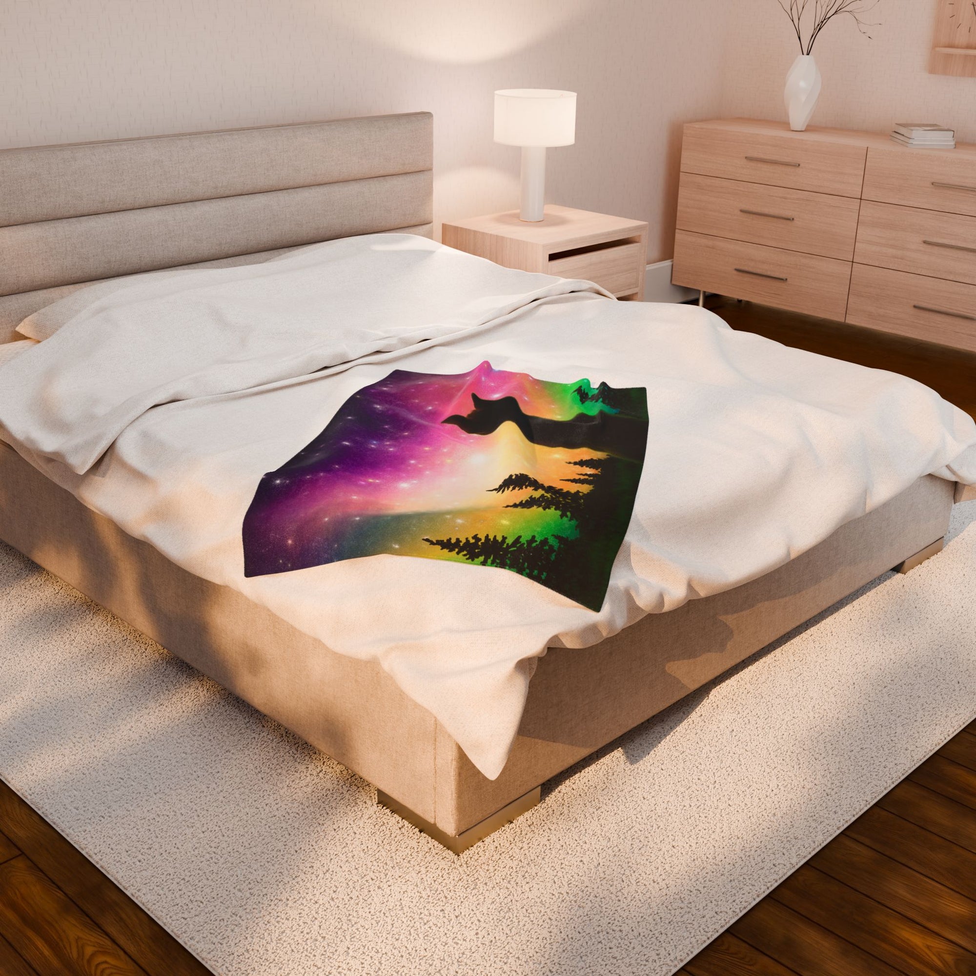 Aurora Full of Stars Soft Fleece Blanket (FREE SHIPPING)