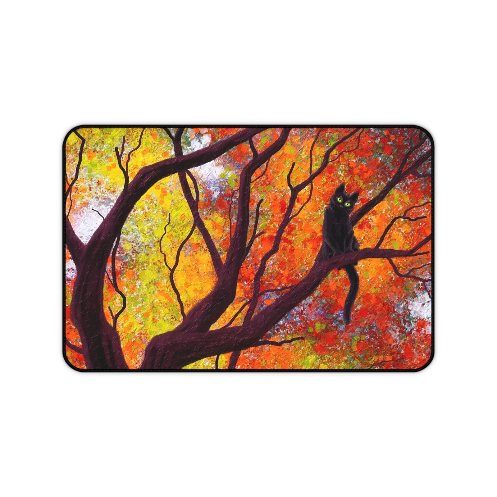 Autumn Encounter - Cat Food Mat (Free Shipping)