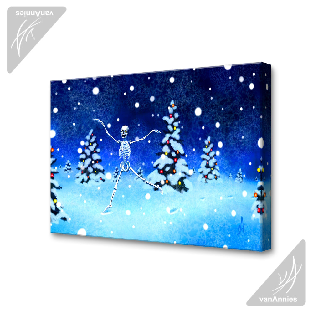 Yule Nacht Wrapped Canvas Print