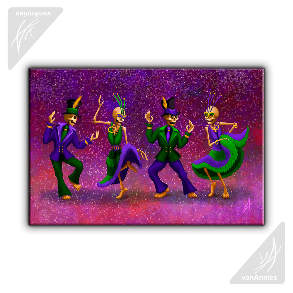 Dancing Wilburys 8x12 Canvas Art Print