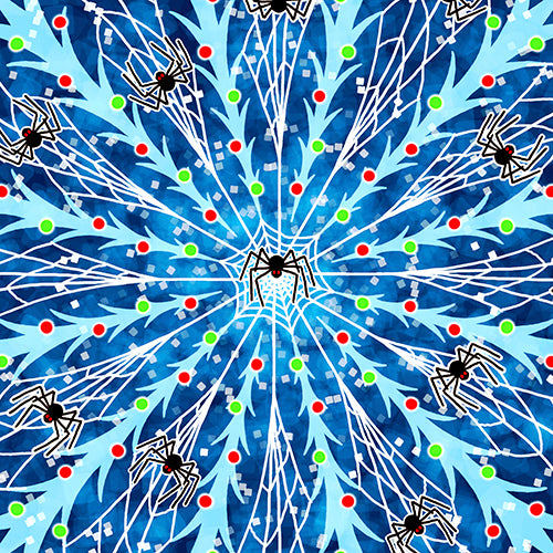 Thirteen Spiders of Yule 5x7 Pearl Metallic Art Card Print