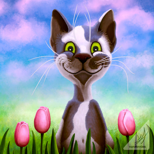 Tulip 8x12 Wrapped Canvas Print