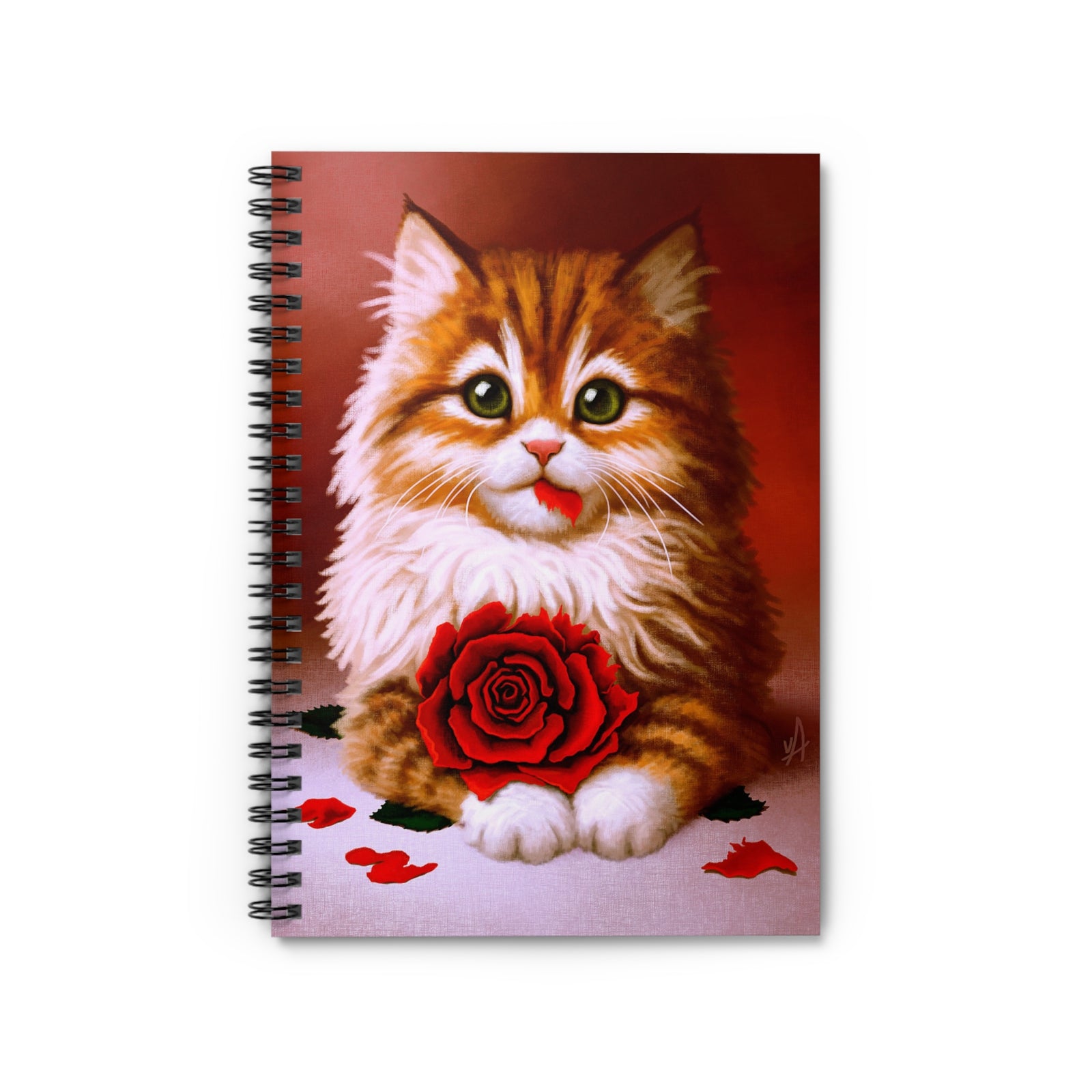 Kitten Loves You Spiral Notebook (Free Shipping)