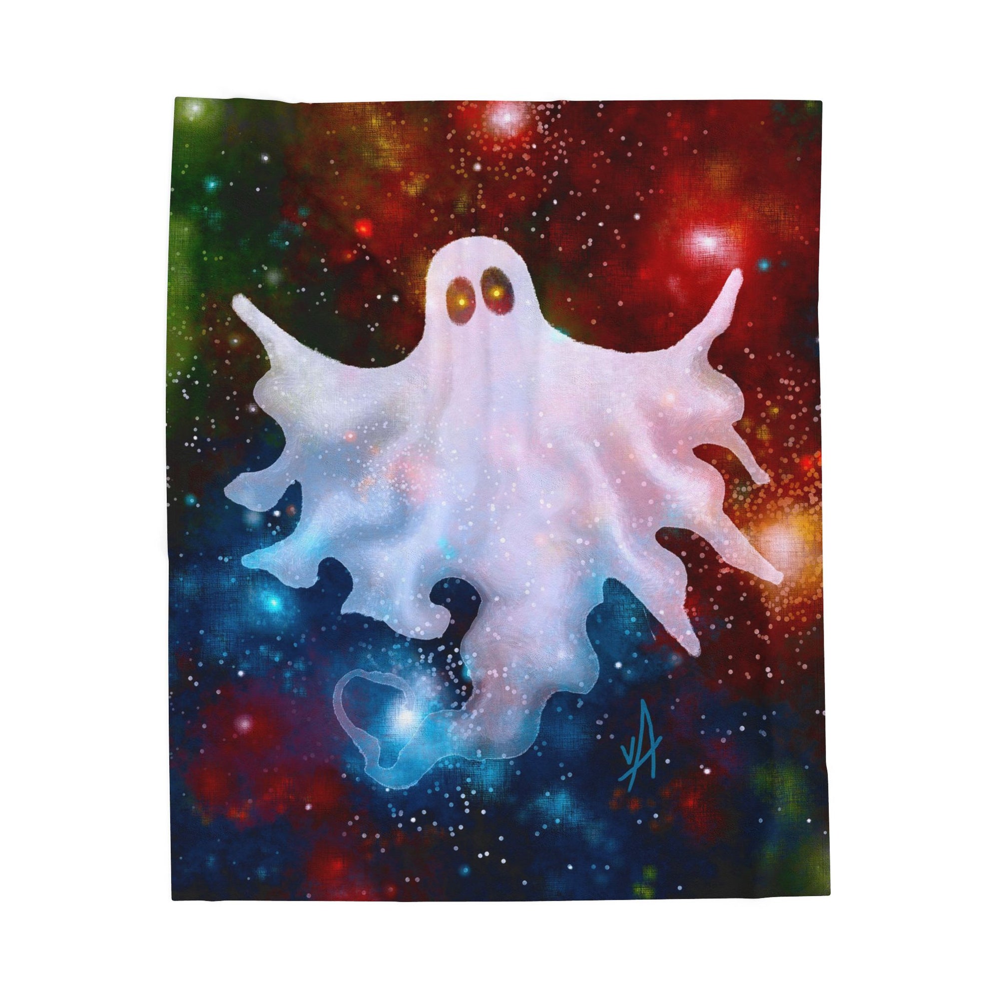 Gaseous Anomaly Outer Space Ghost - Soft Fleece Blanket