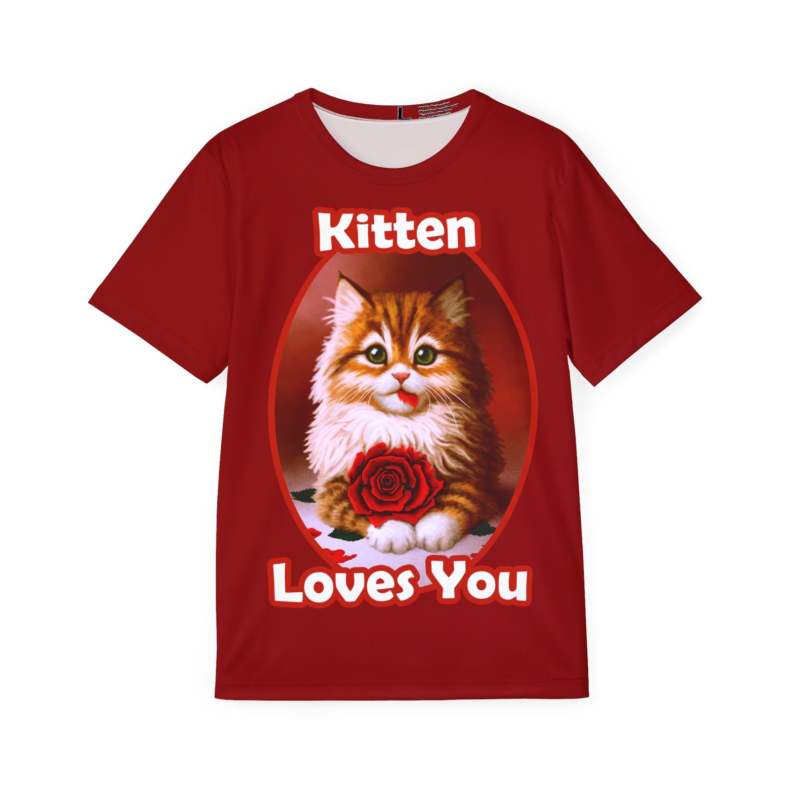 Kitten Loves You T-Shirt Straight Cut (Free Shipping)