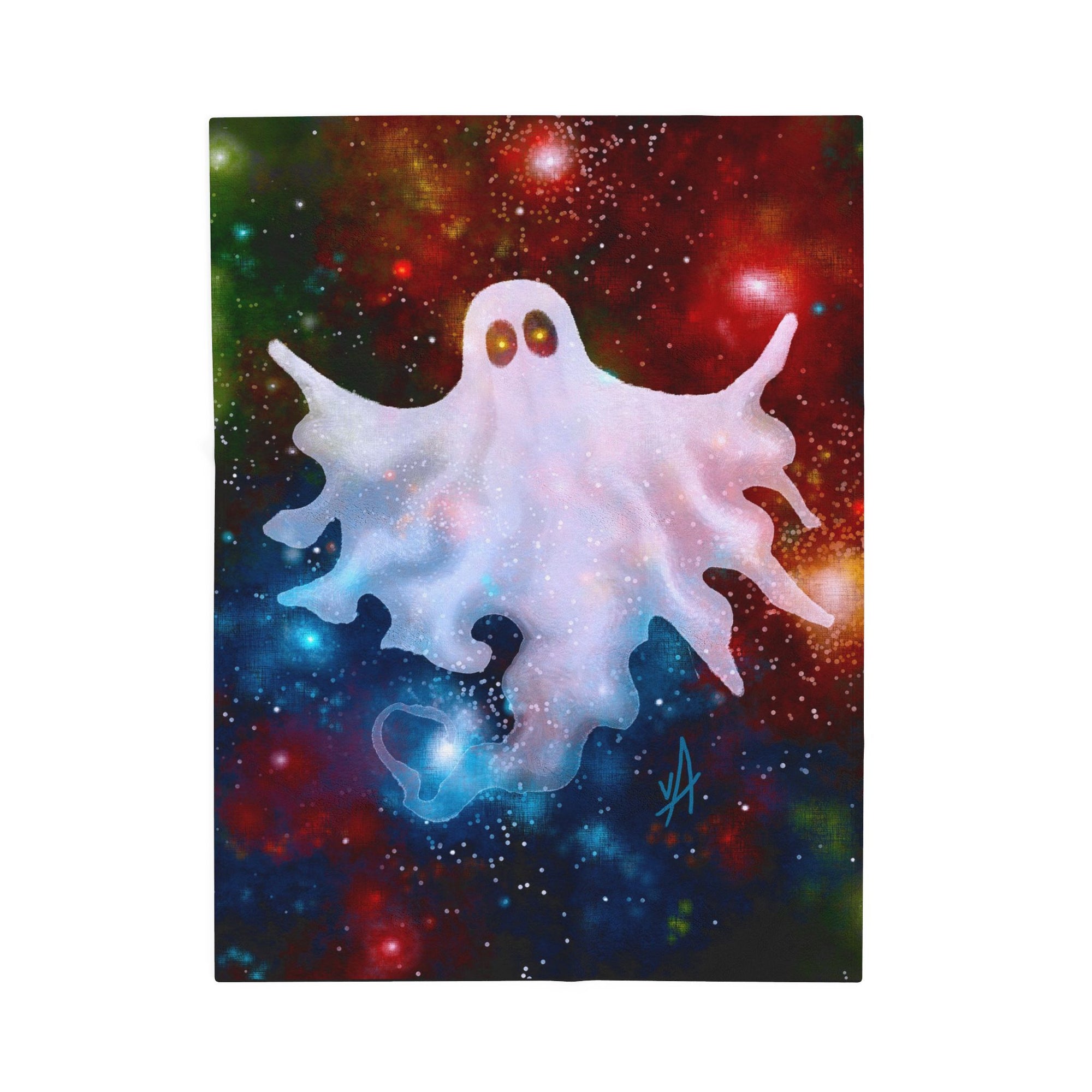 Gaseous Anomaly Outer Space Ghost - Soft Fleece Blanket
