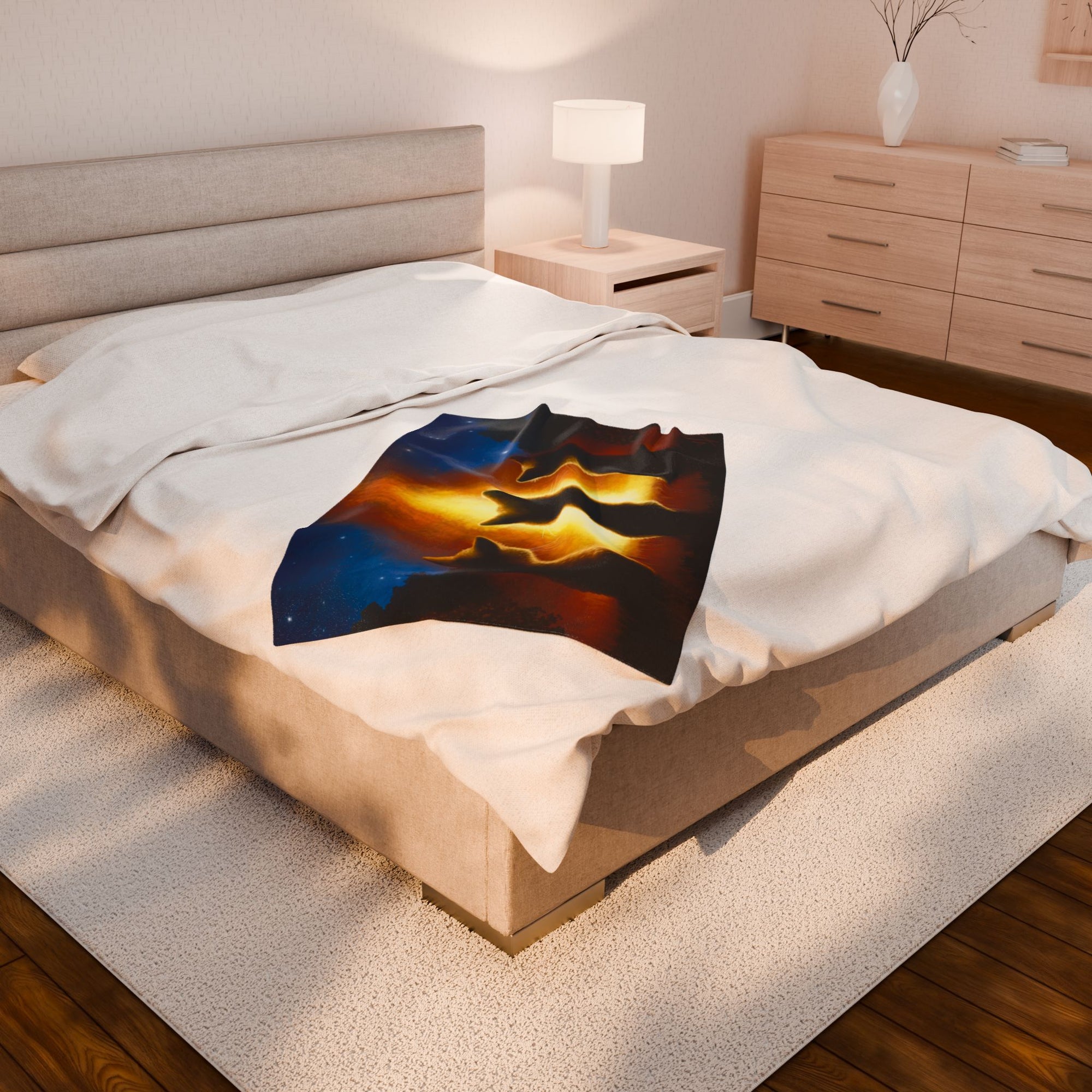 Orion's Fire - Soft Fleece Blanket