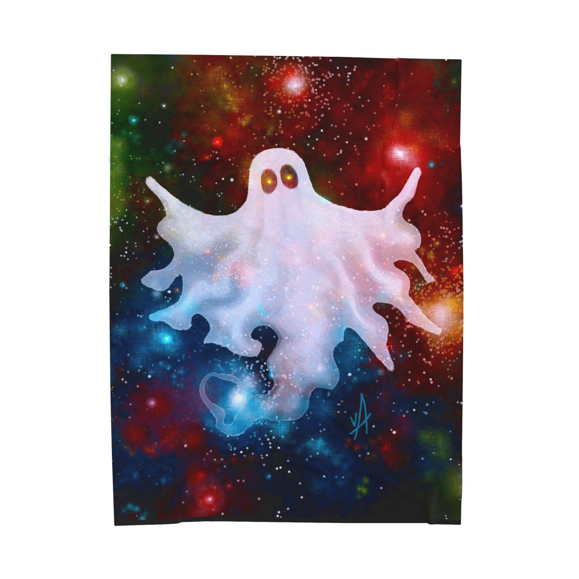 Gaseous Anomaly Outer Space Ghost - Soft Fleece Blanket