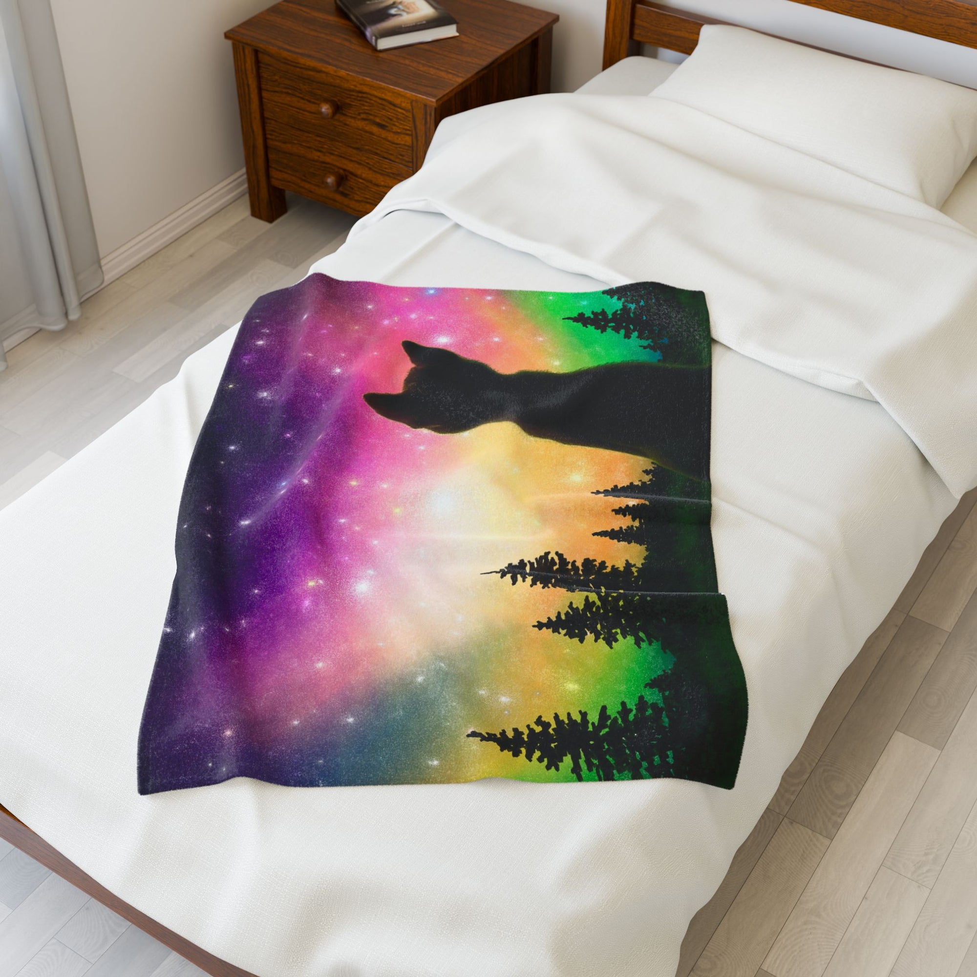 Aurora Full of Stars Soft Fleece Blanket (FREE SHIPPING)