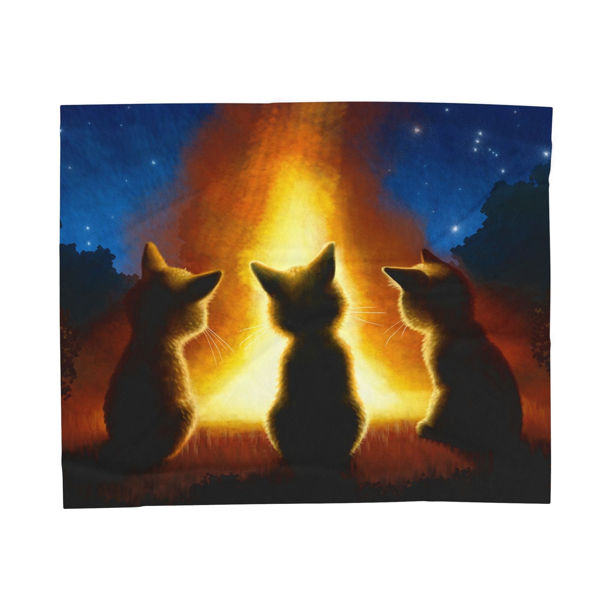 Orion's Fire - Soft Fleece Blanket