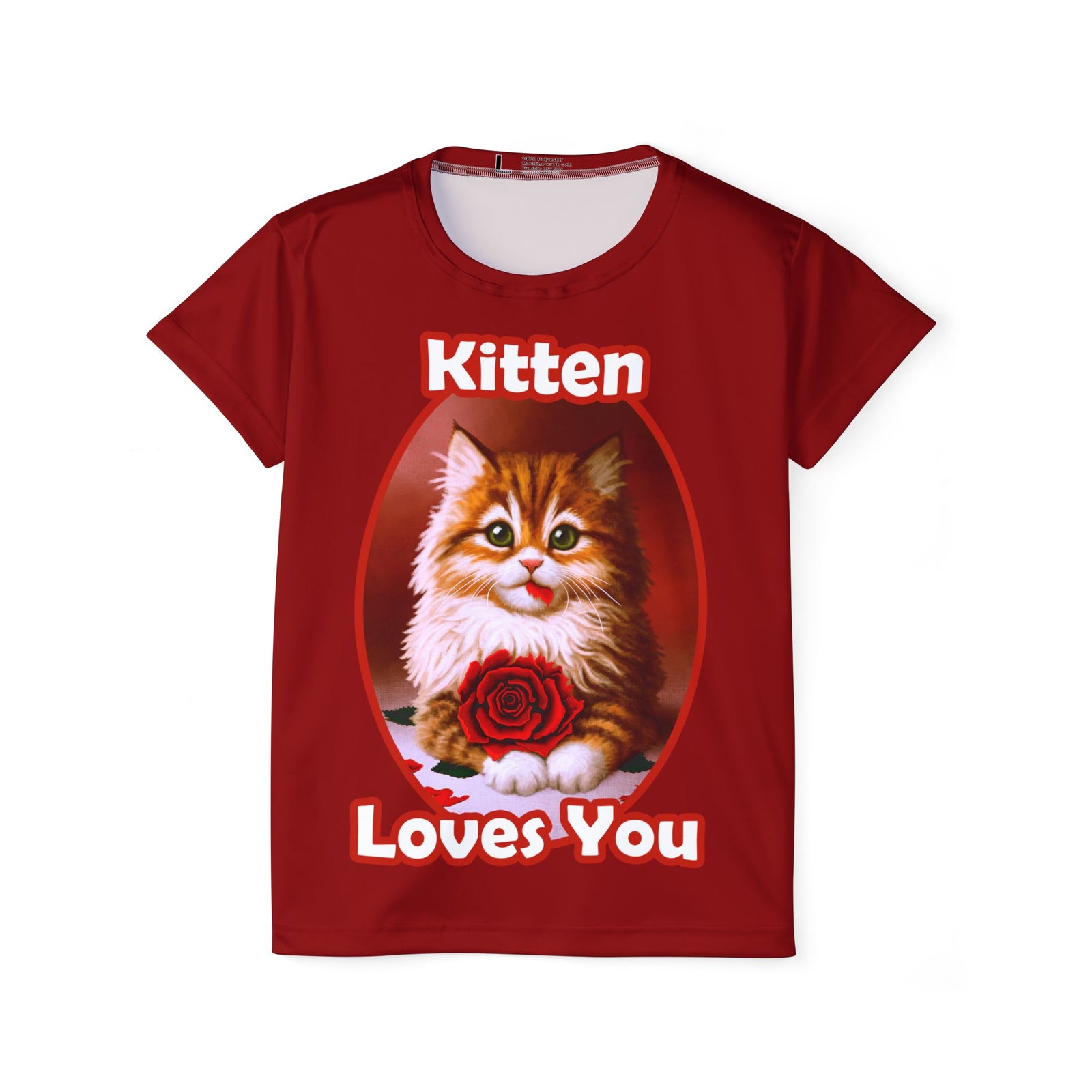 Kitten Loves You T-Shirt Women's Cut (Free Shipping)