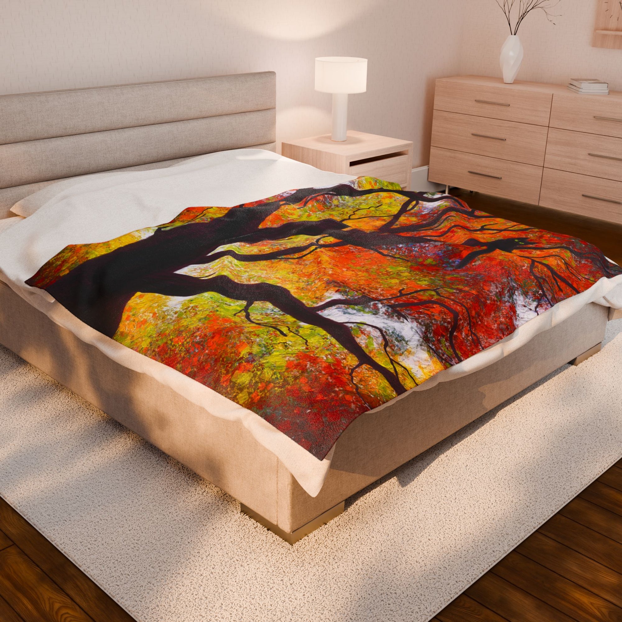 Autumn Encounter Soft Fleece Blanket (FREE SHIPPING)