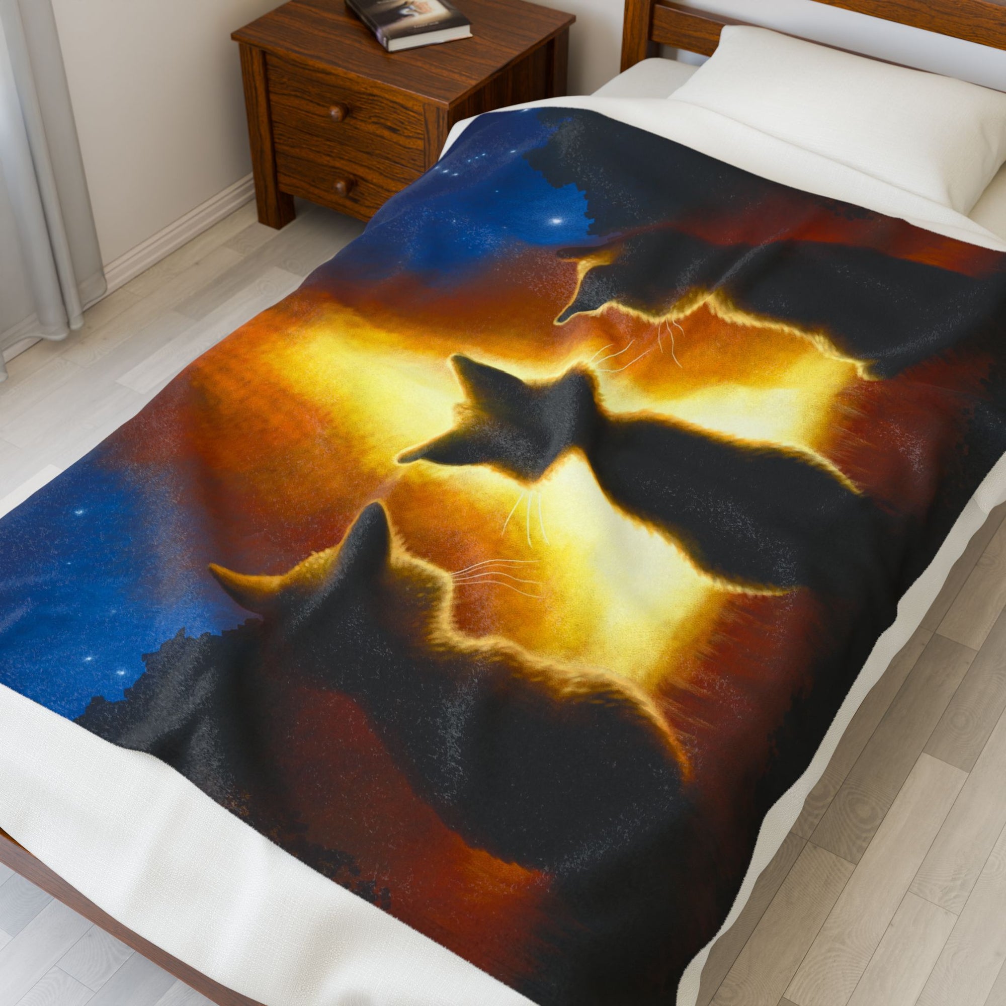 Orion's Fire - Soft Fleece Blanket