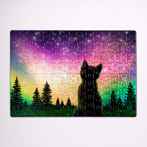 Aurora Full of Stars! Cosmic Kitten Puzzle