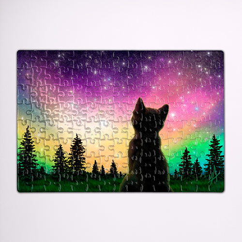 Aurora Full of Stars! Cosmic Kitten Puzzle