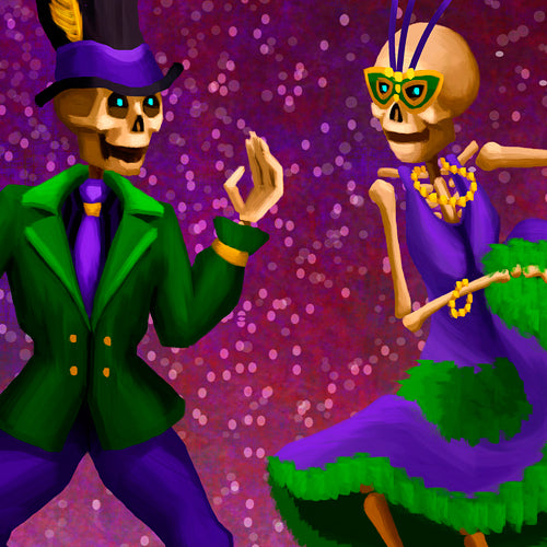 Dancing Wilburys Matted Print