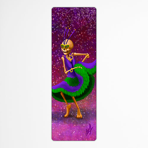 Pick Your Paramour (Dancing Skeletons) - Set of Metal Bookmarks