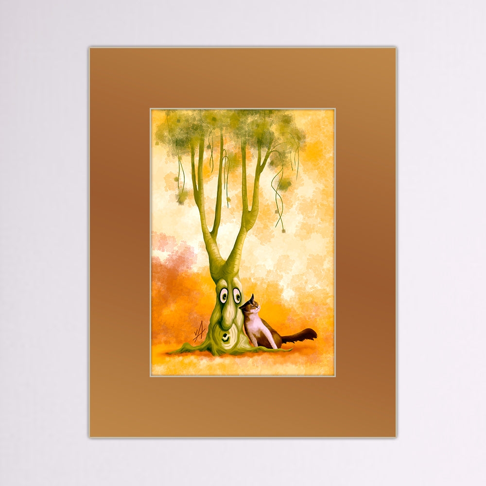 Forbidden Friendship Matted Print