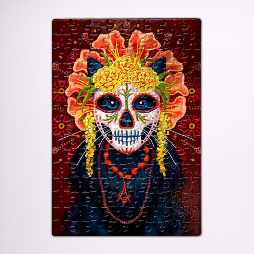 Forever Cat! Dia de los Muertos Puzzle