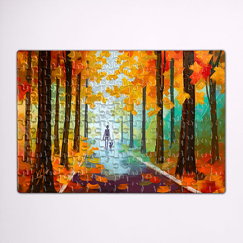 In Search of Afremov! Palette Knife Fall Puzzle