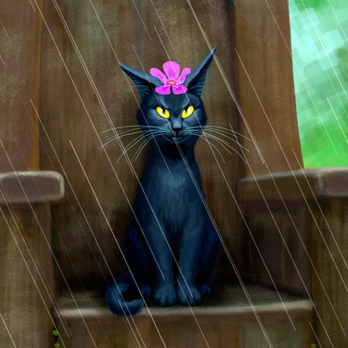 Prince Periwinkle Matted Print