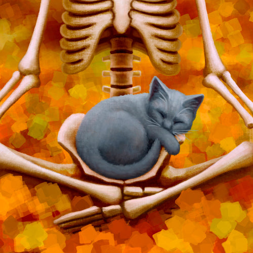 Purrvana Matted Print