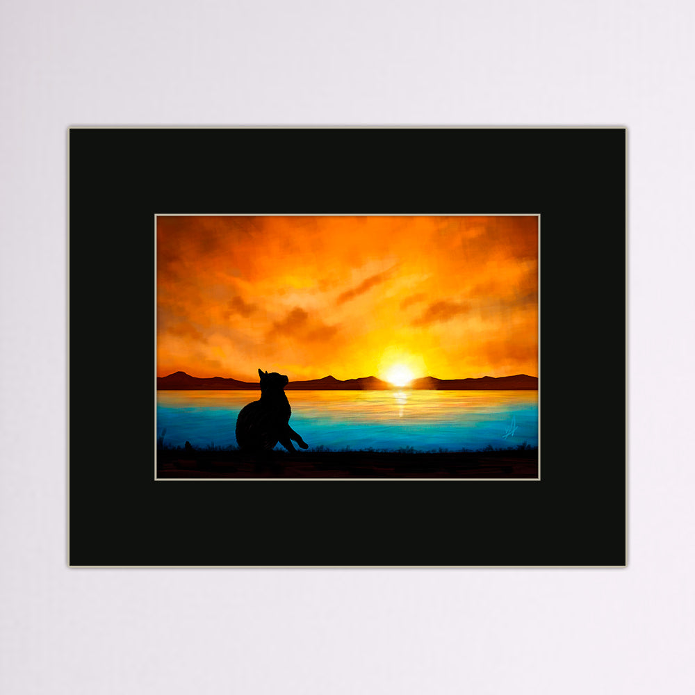 Sun Salutation Matted Print