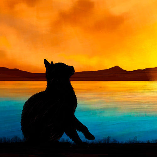 Sun Salutation Matted Print