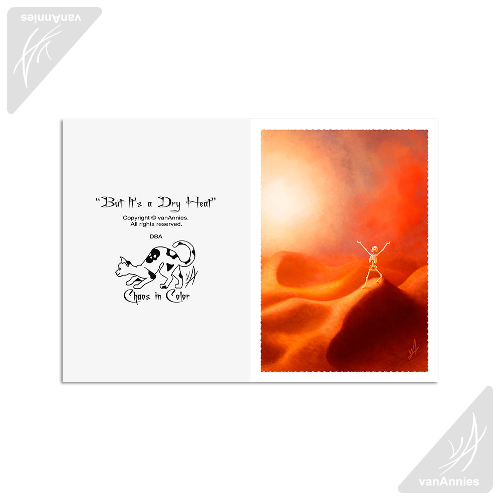 But It's a Dry Heat - 5x7 Art Card Print