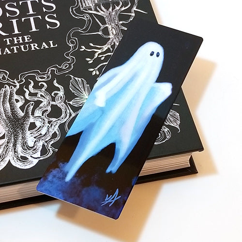 Close Call with a Friendly Ghost! Metal Bookmark