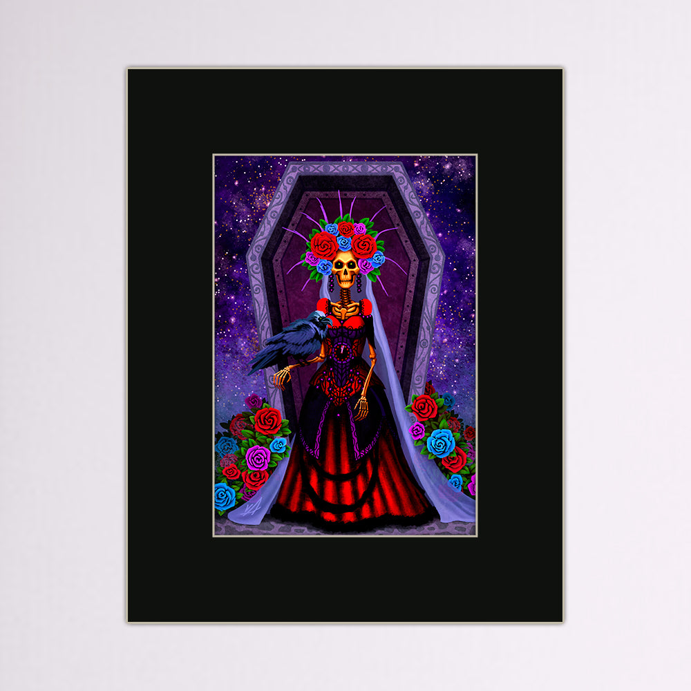 Corvid Catrina! Matted Print