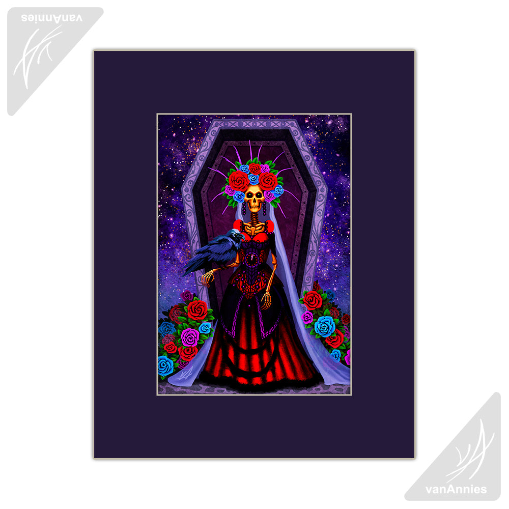 Corvid Catrina! Matted Print