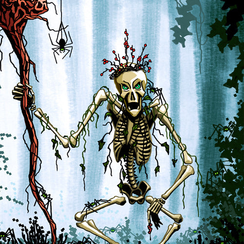 Curse of the Spiderwood Paper Art Print