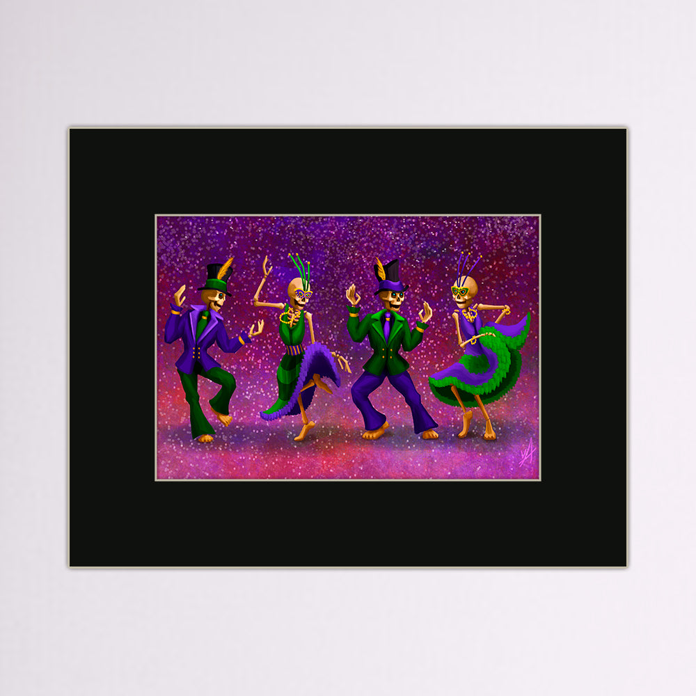 Dancing Wilburys Matted Print