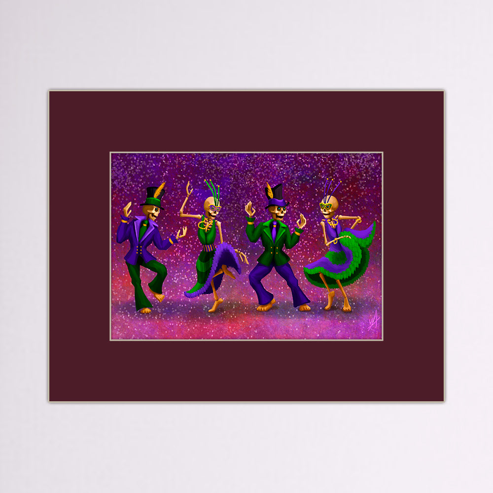 Dancing Wilburys Matted Print