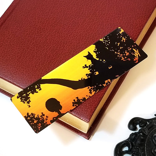 Hiding from the Sun! Metal Bookmark