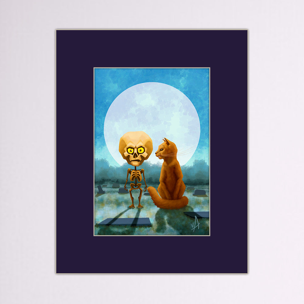 If Cats Could Talk Matted Print